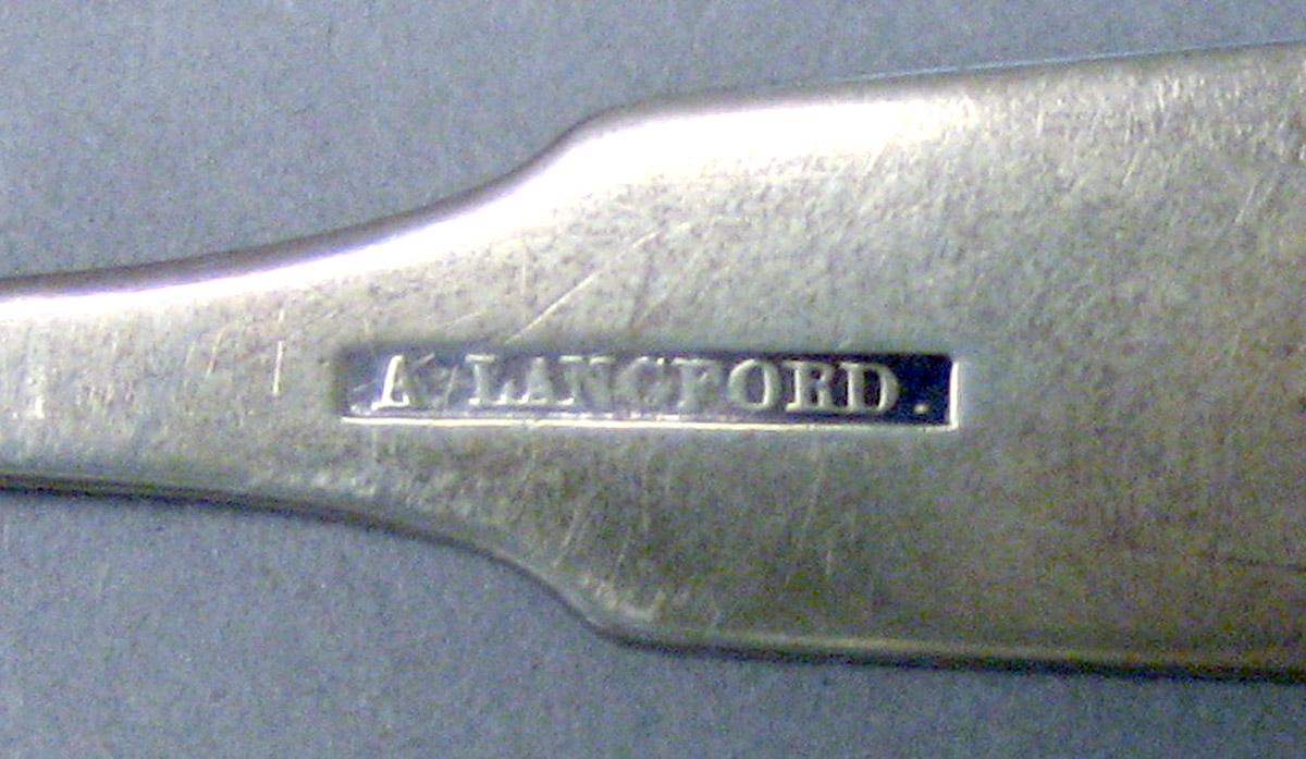 1970.0306 Silver Spoon mark