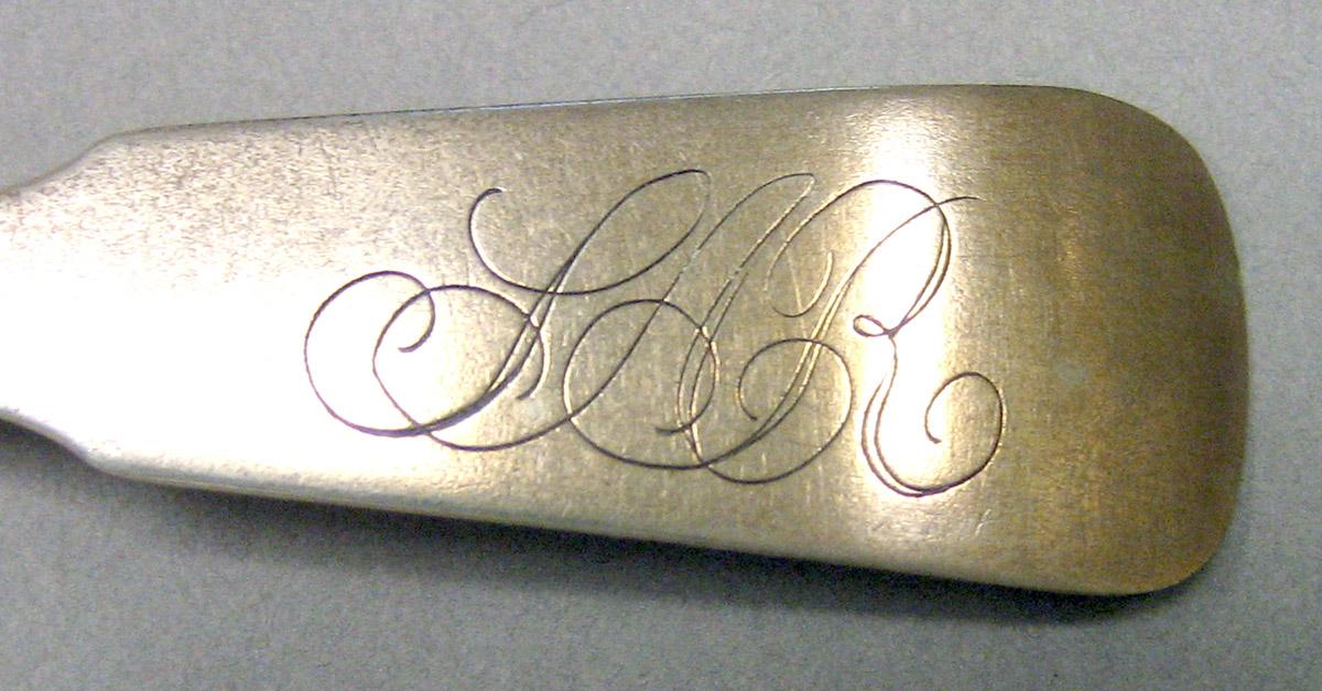 1970.0307 Silver Spoon engraving