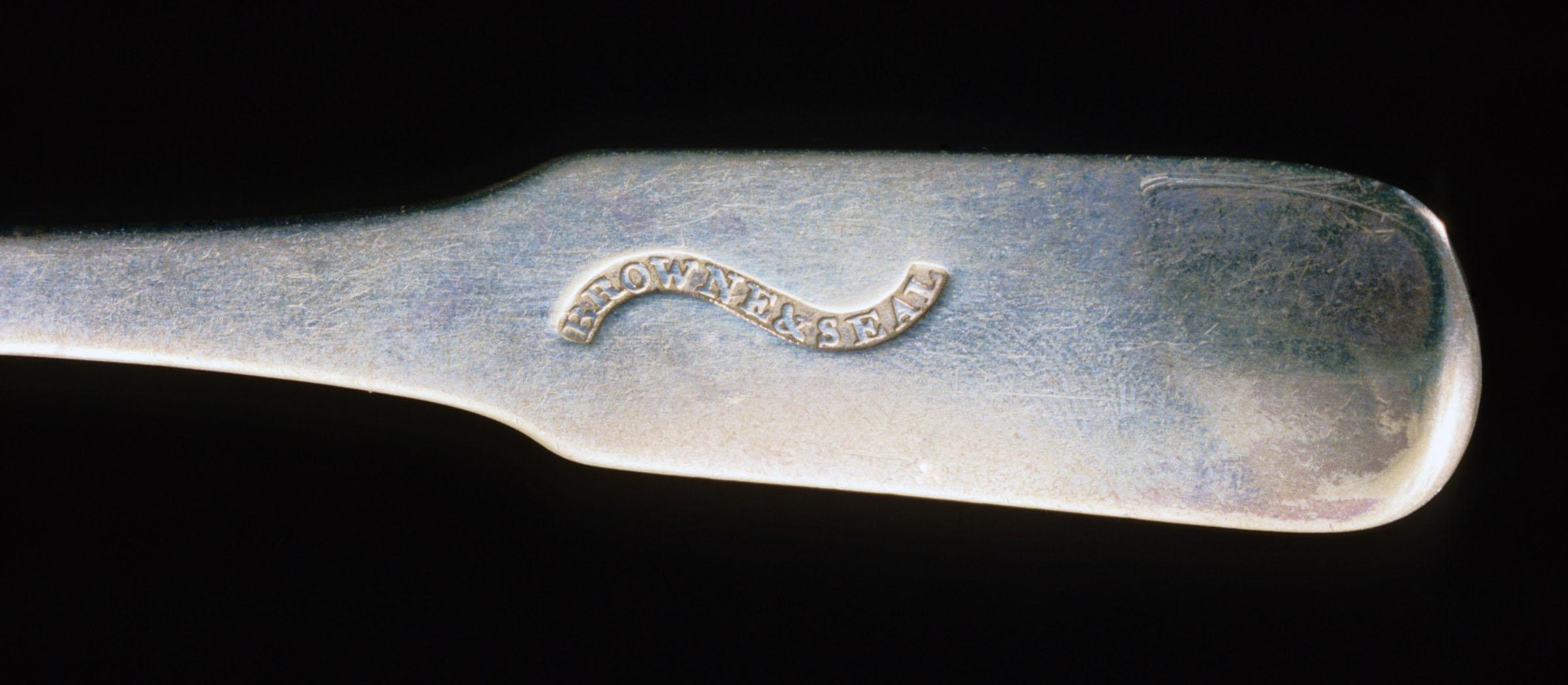 1970.0315 Spoon, Teaspoon, detail 1
