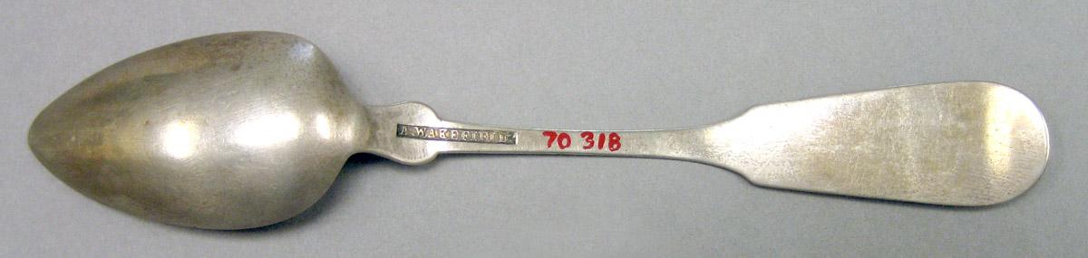 1970.0318 Silver Spoon underside