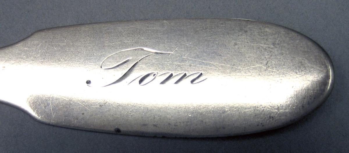 1970.0320 Silver Spoon engraving underside