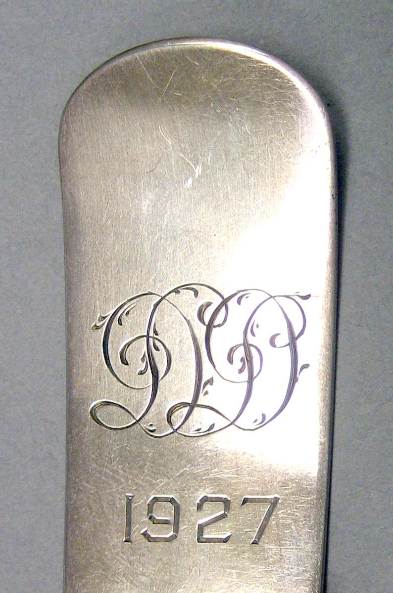 1970.0325 Silver Spoon engraving underside