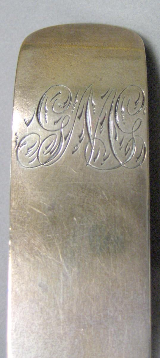 1970.0329 Silver Spoon engraving