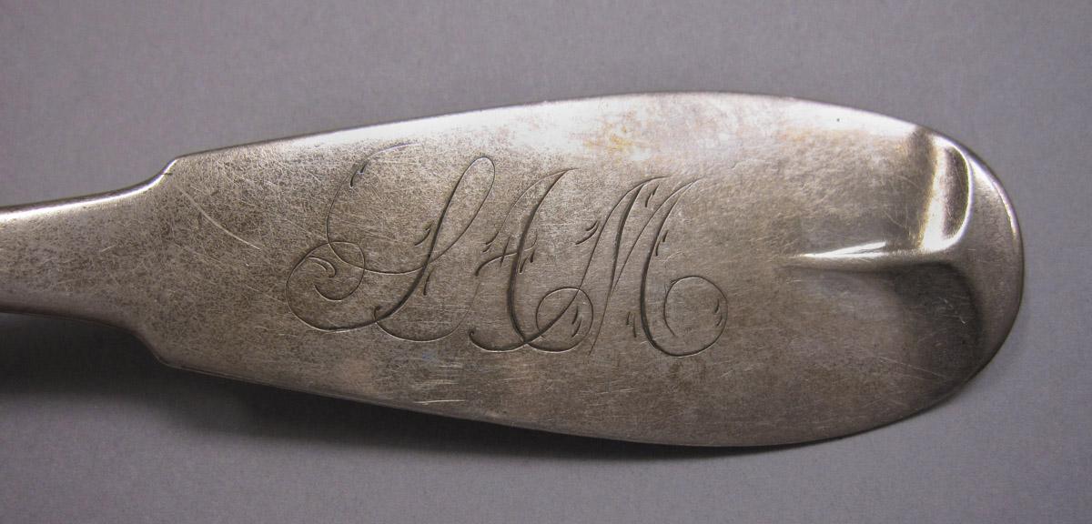 1970.0334 Spoon, engraving