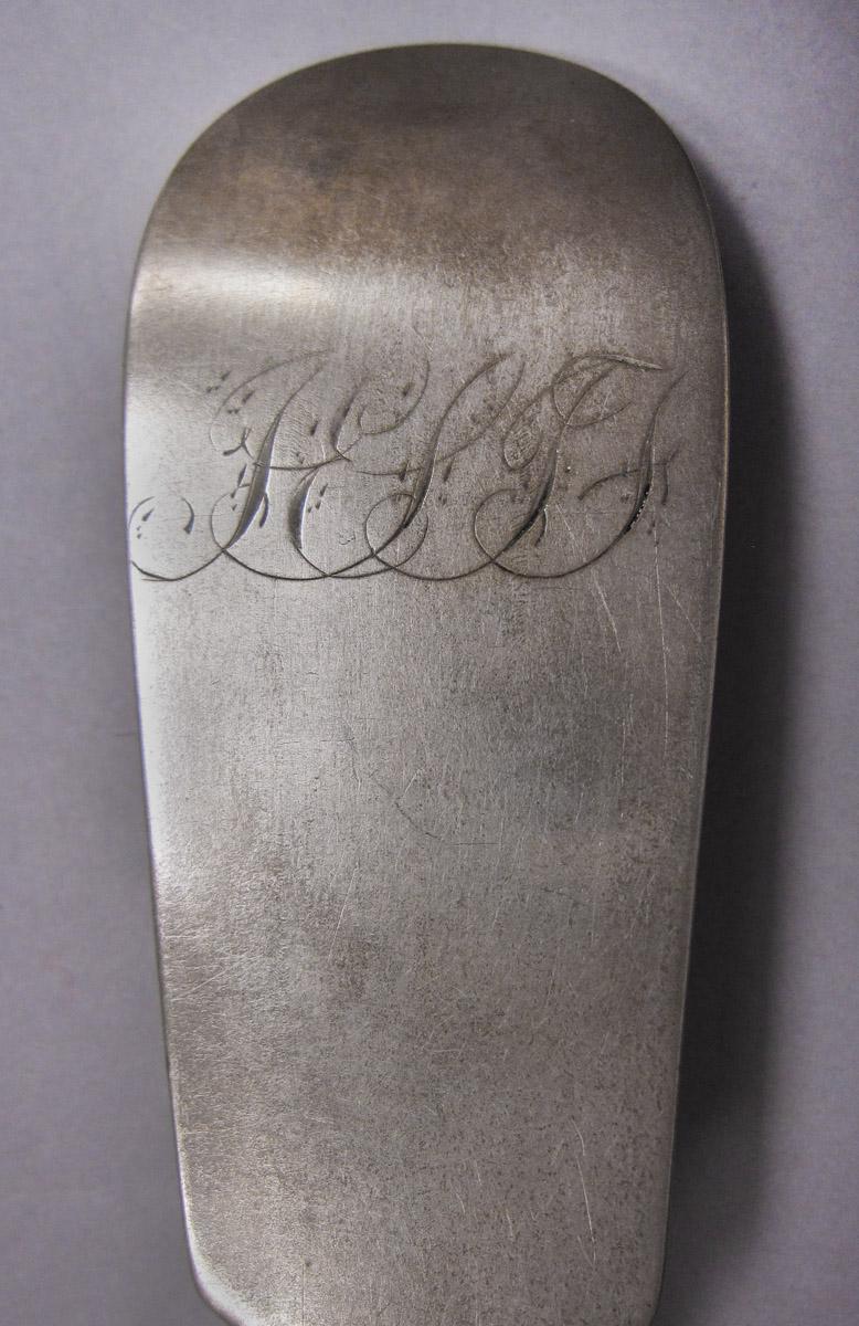 1970.0335 Spoon, engraving