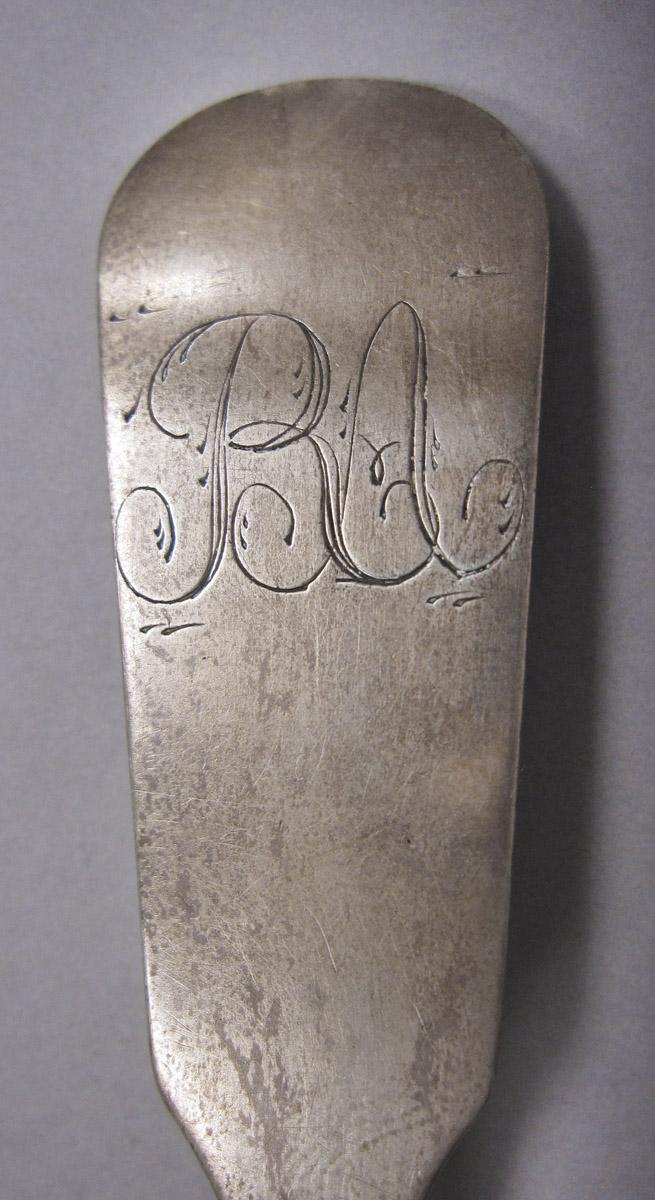 1970.0336 Spoon, engraving