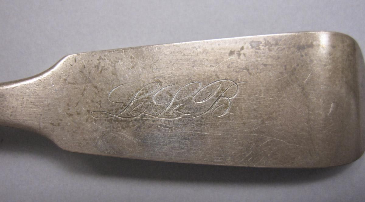 1970.0337 Spoon, engraving
