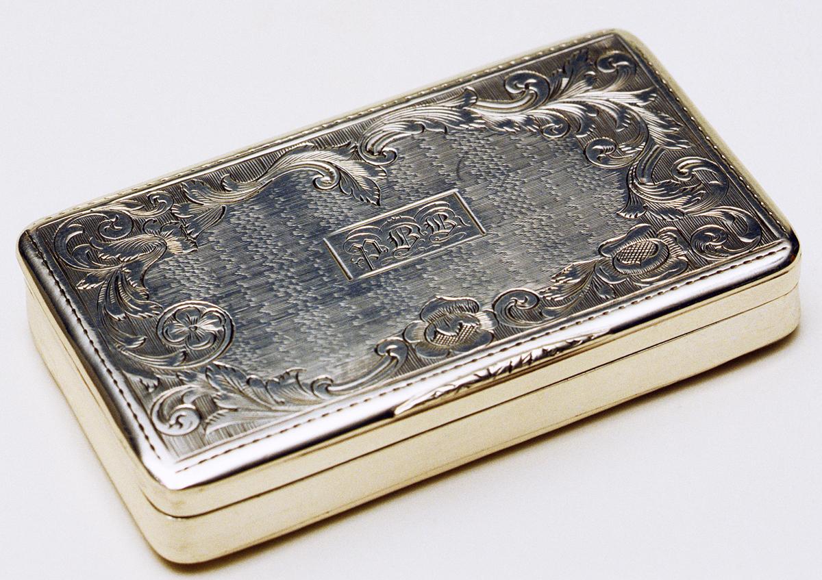 1970.0351 Silver Snuff Box