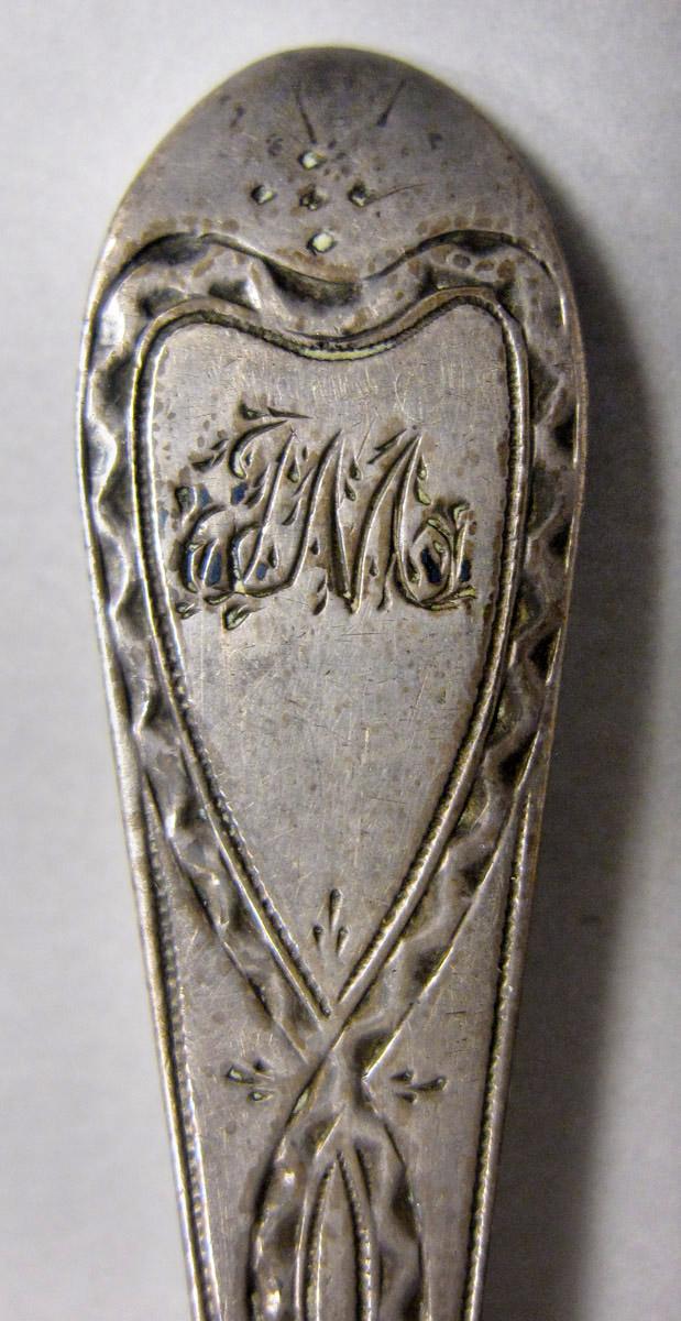 1970.0372 Spoon, engraving