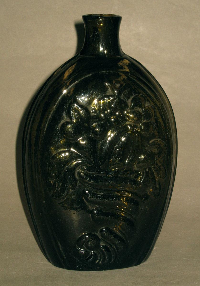 1970.0373.001 Glass flask (reverse)
