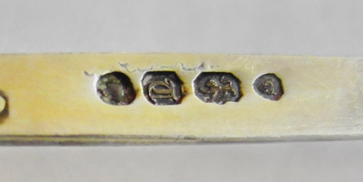 1970.0391 B Caster, spoon, marks 2, 3, 4, 5