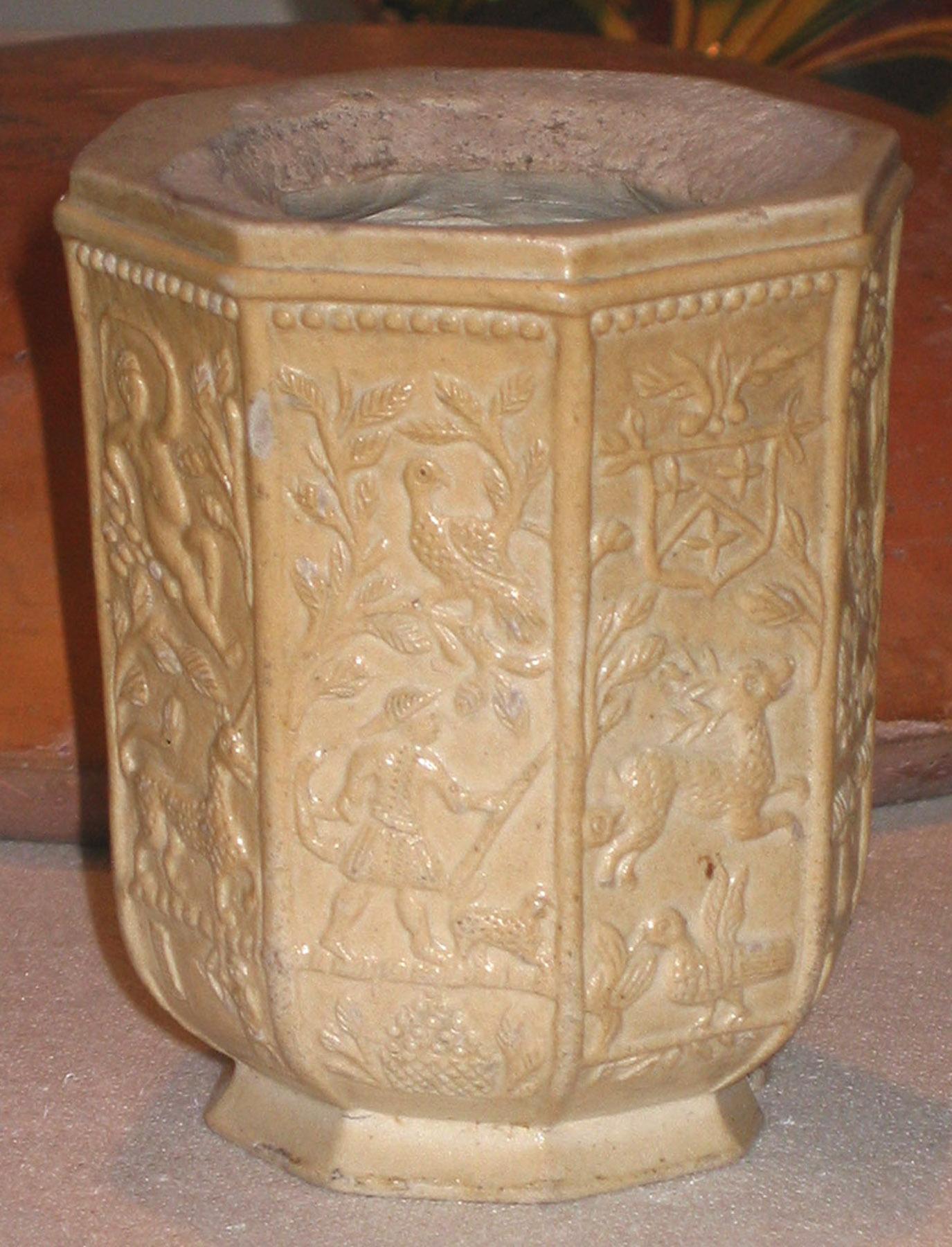 1970.0424 Salt-glazed cup mold (side 2)