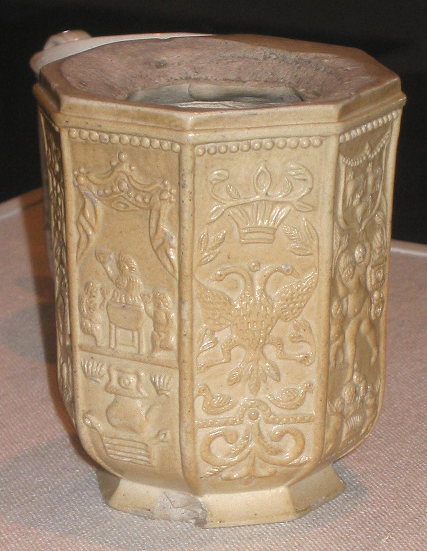 1970.0424 Salt-glazed cup mold (side 4)