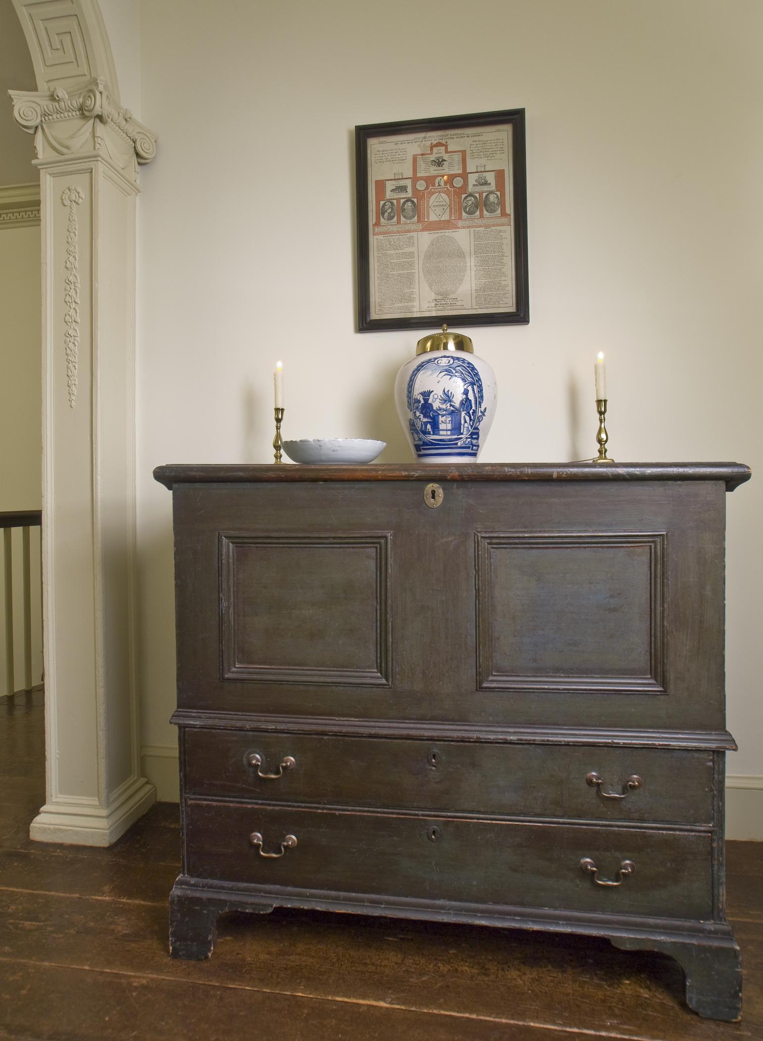 1970.0440 Chest, view 2, Bulfinch Stair Hall 2008