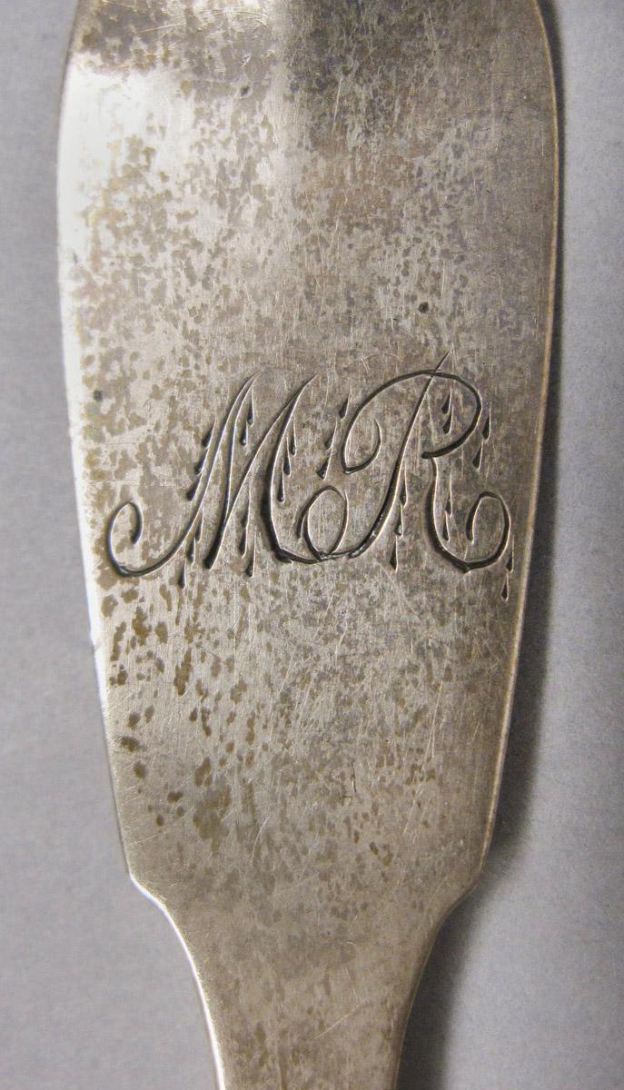 1970.0444 Spoon, engraving