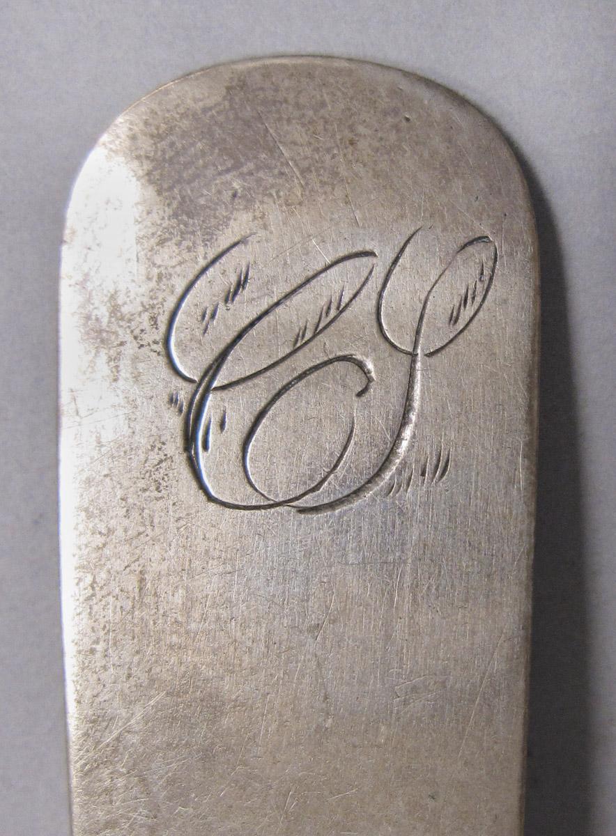 1970.0445 Spoon, engraving