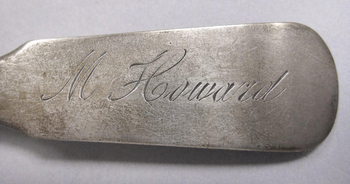 1970.0448 Spoon, engraving