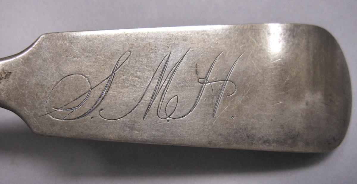 1970.0455 Spoon, engraving