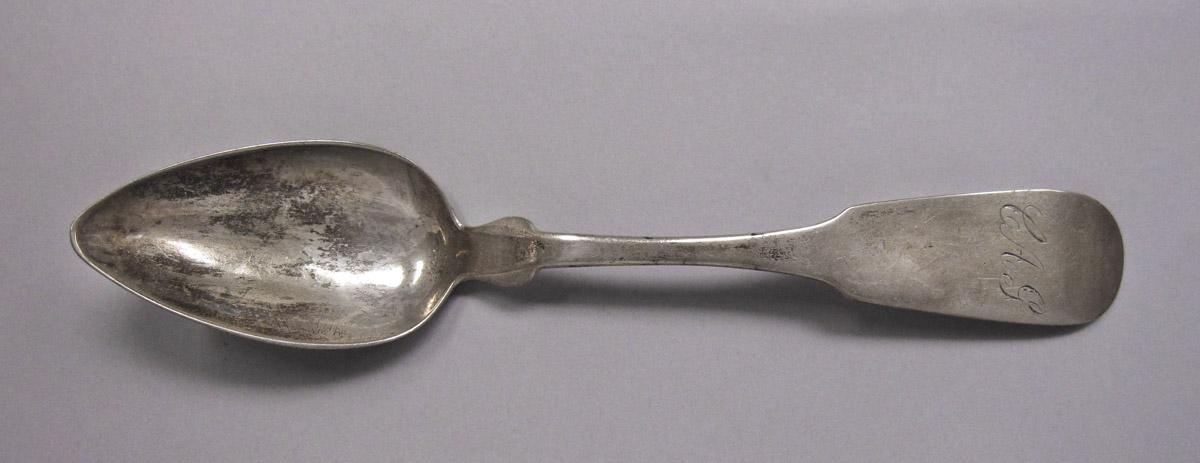 1970.0456 Spoon, upper surface