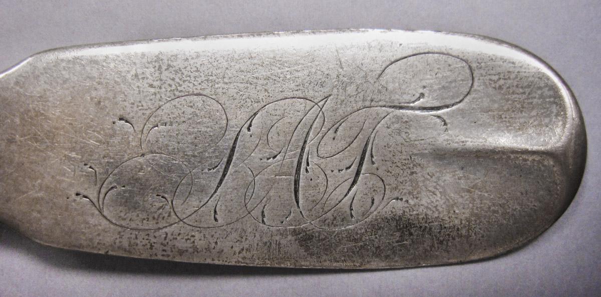 1970.0457 Spoon, engraving