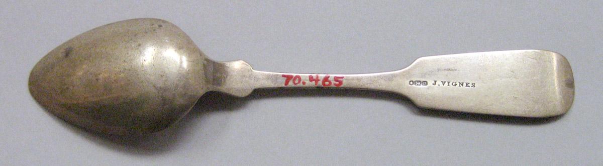 1970.0465 Silver Spoon underside