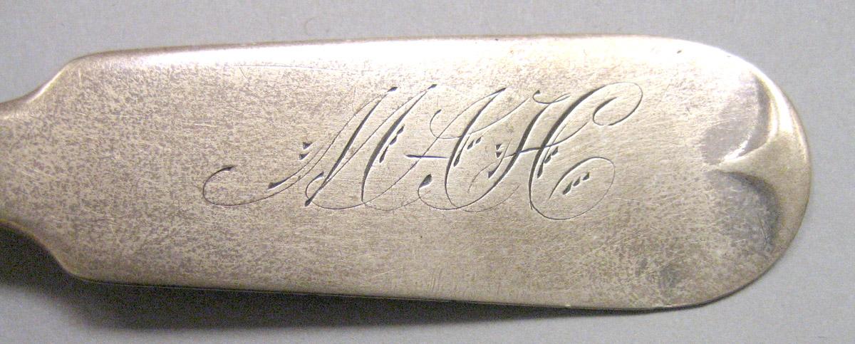 1970.0466 Silver Spoon engraving