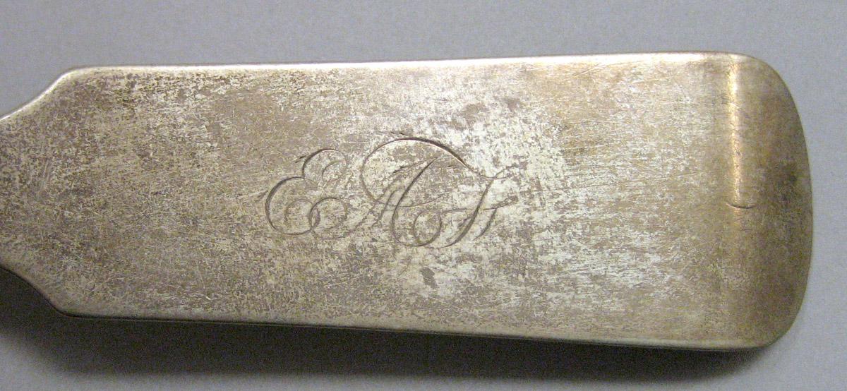 1970.0469 Silver Spoon engraving
