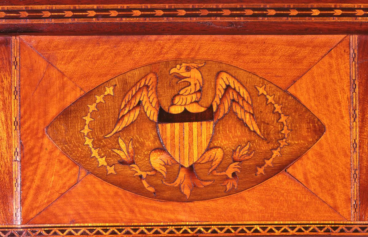 1957.0662 Table, Card table (detail)