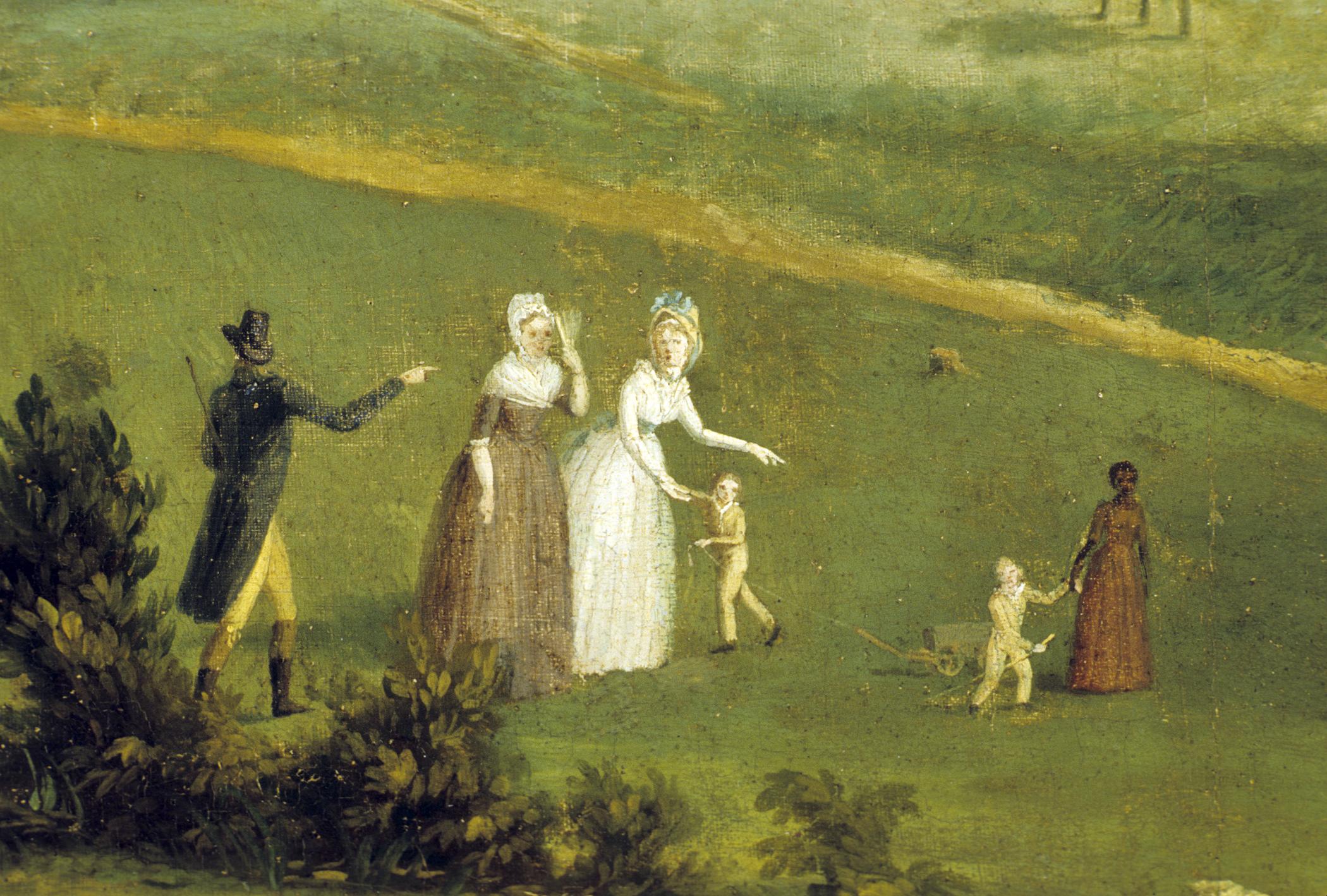 1957.0670 A Painting, detail 4, slide