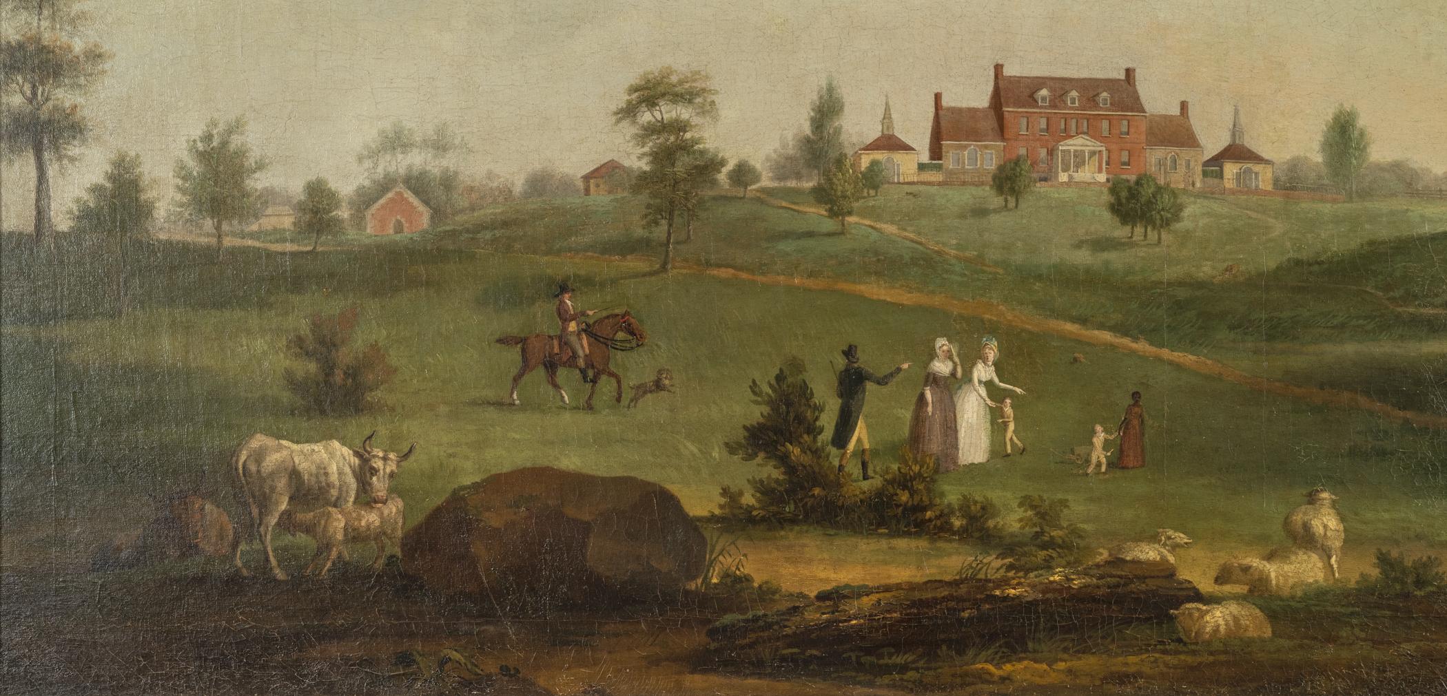 1957.0670 A Painting, detail 2