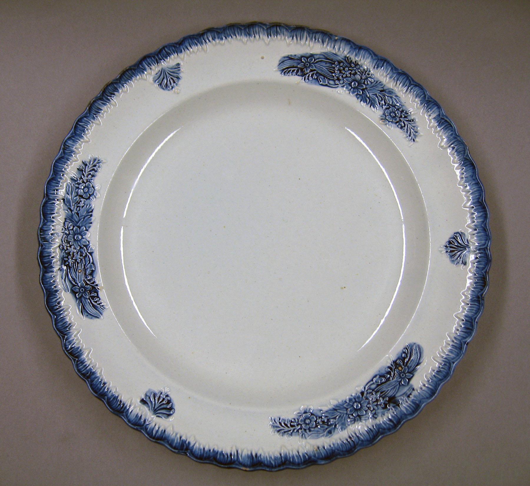 1970.0599 Pearlware Stevenson plate