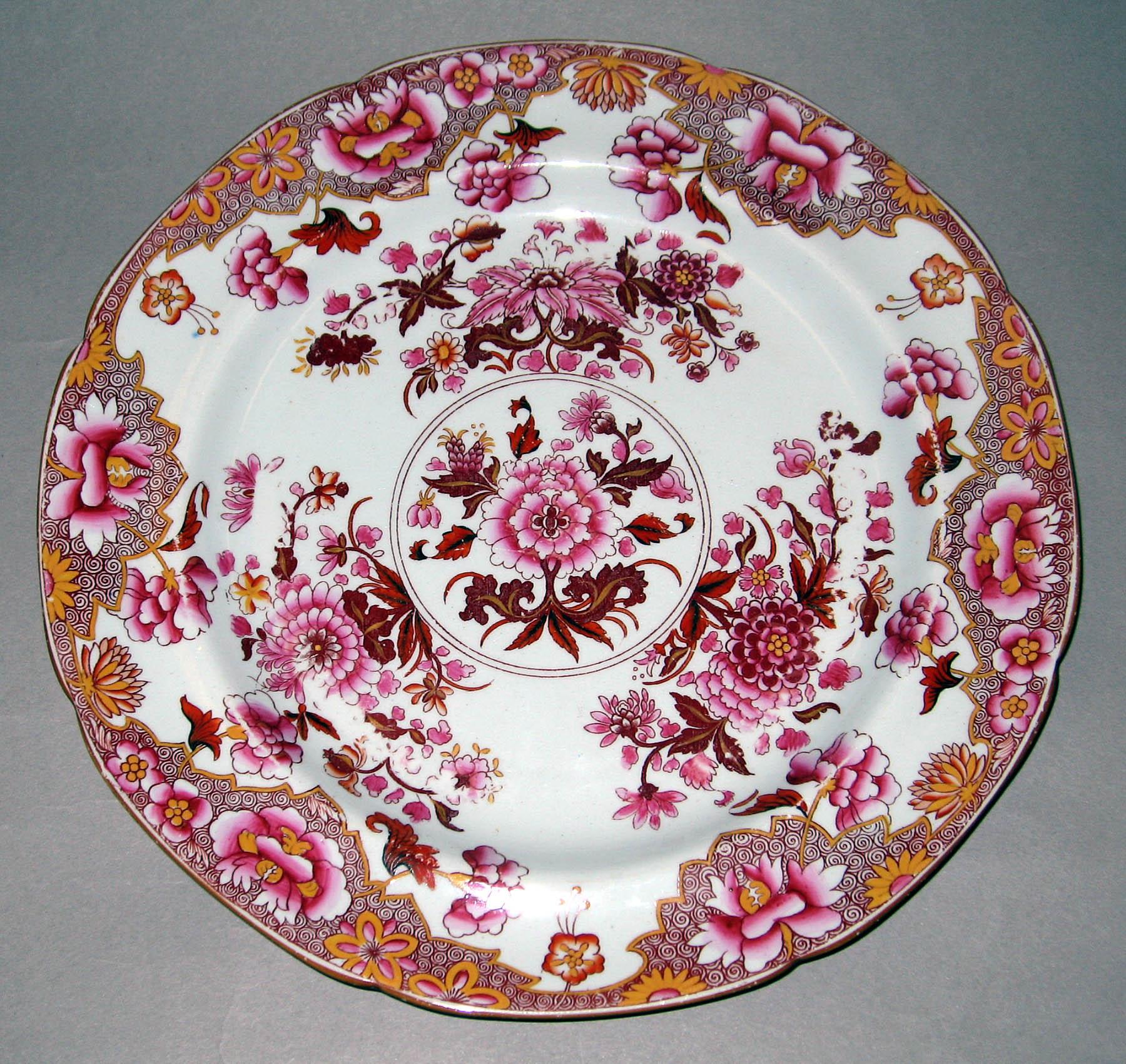 1970.0606 Spode ironstone plate