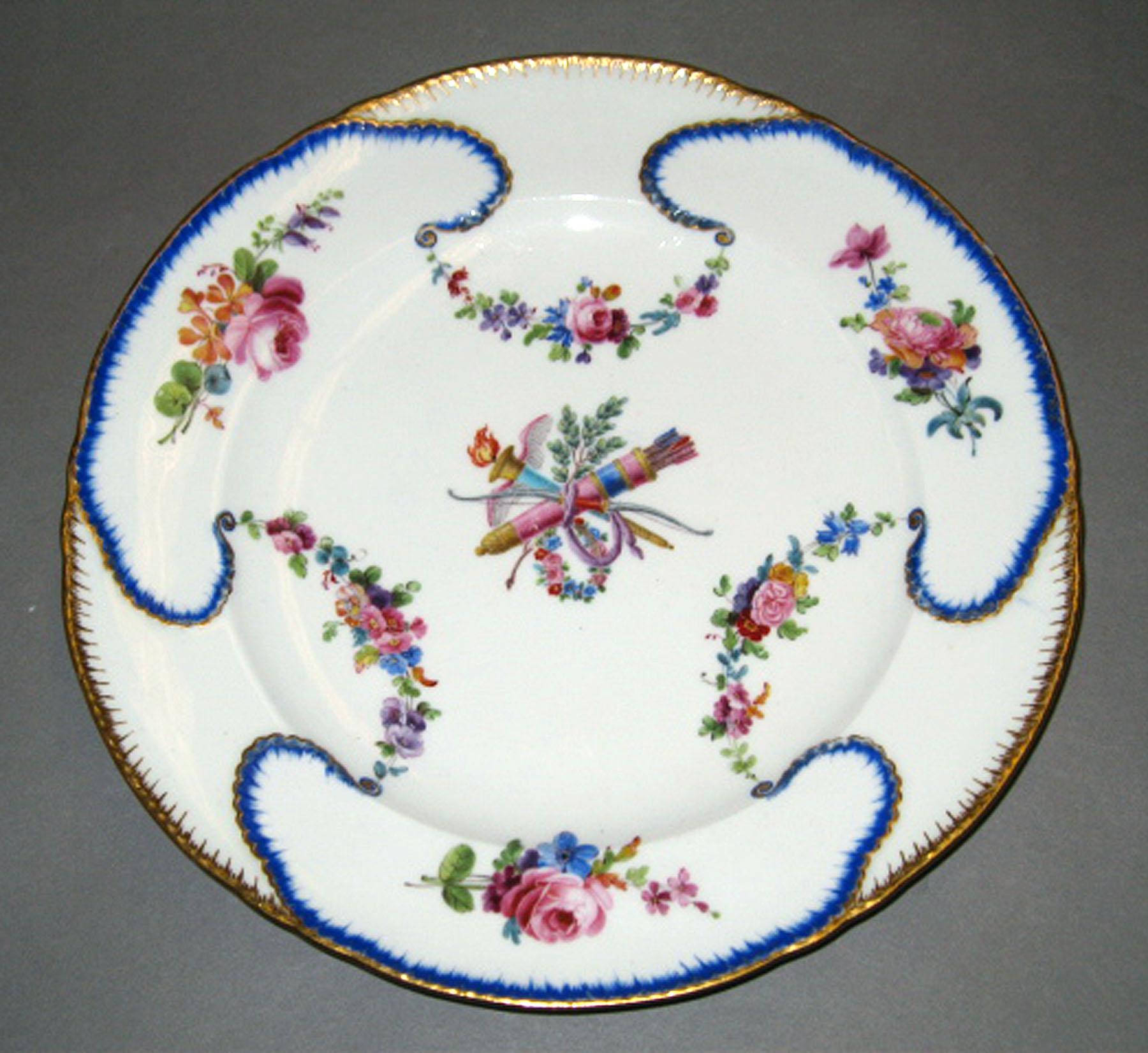 1970.0611 Sevres porcelain plate