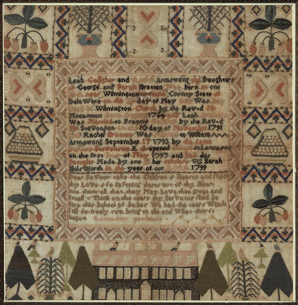 1957.0671 A Needlework Sampler
