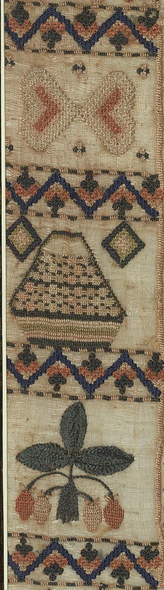 1957.0671 A Needlework Sampler, Detail 5