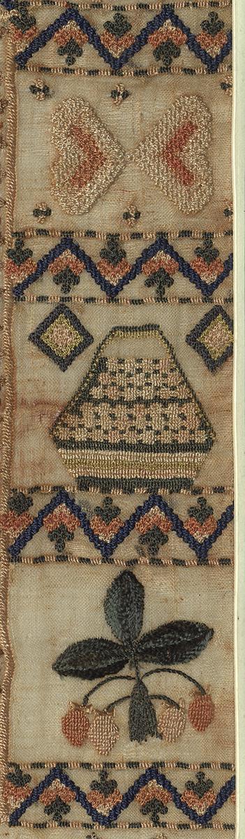 1957.0671 A Needlework Sampler, Detail 6