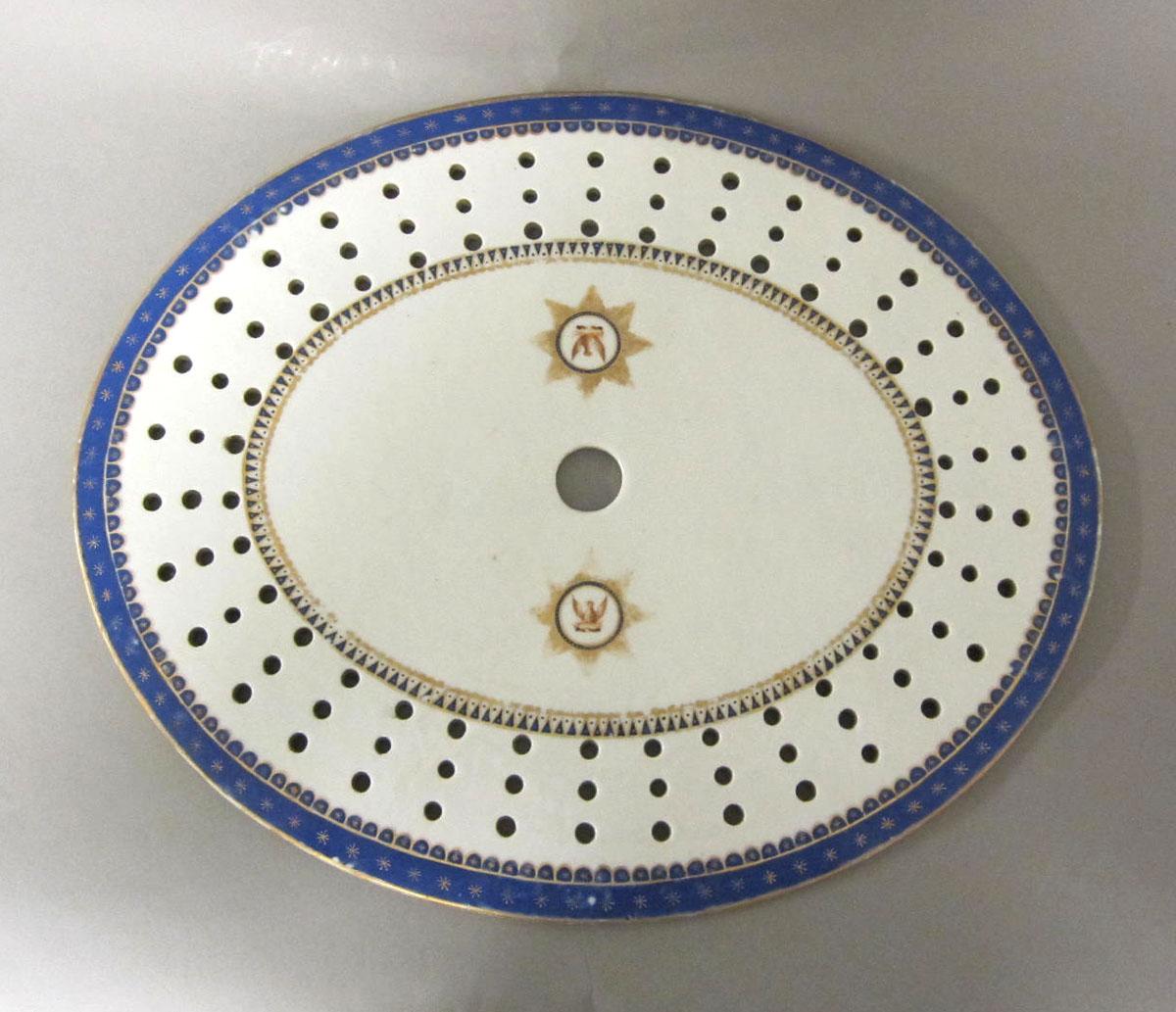 1970.0616.002 Porcelain strainer