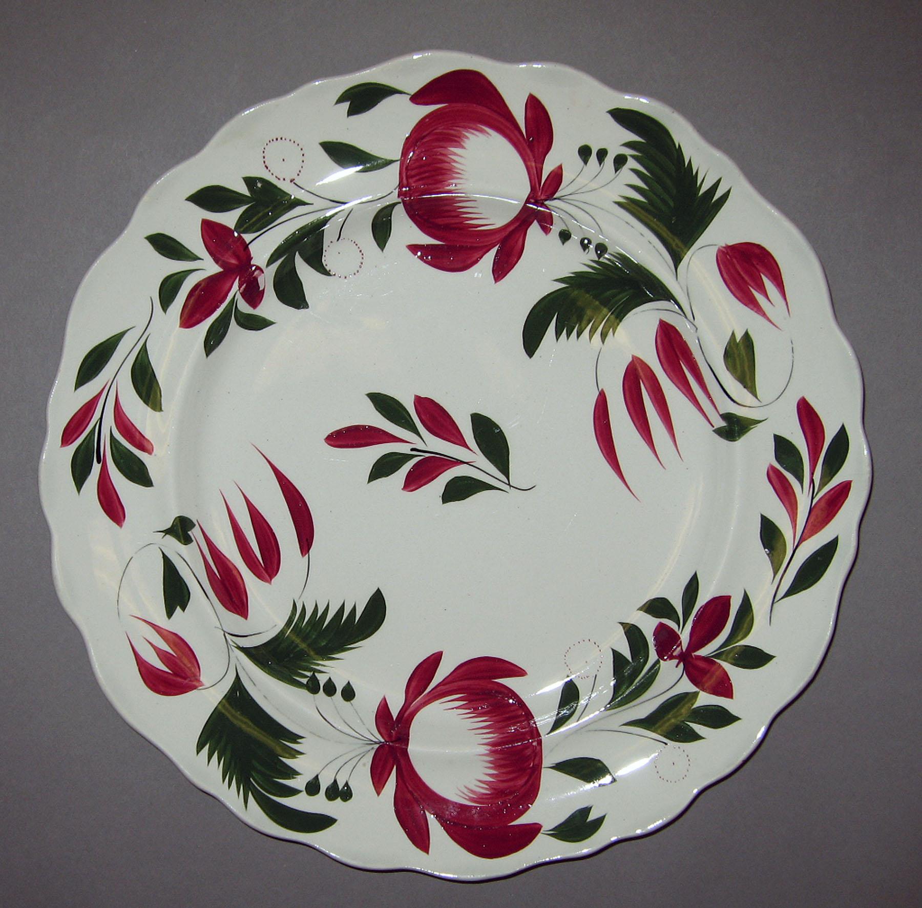 1970.0625 Pearlware plate