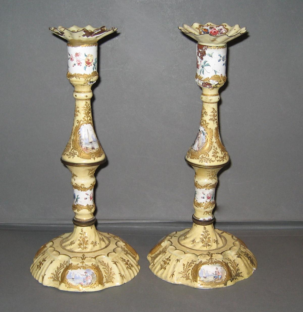 1970.0657.001 A, B and .002 A, B Candlesticks
