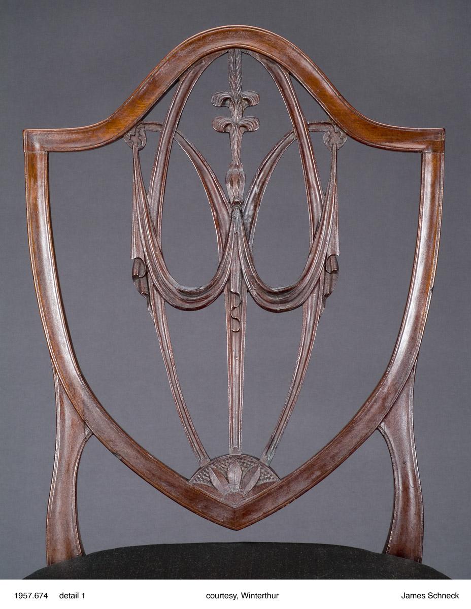 1957.0674 Chair, side chair (detail 1)