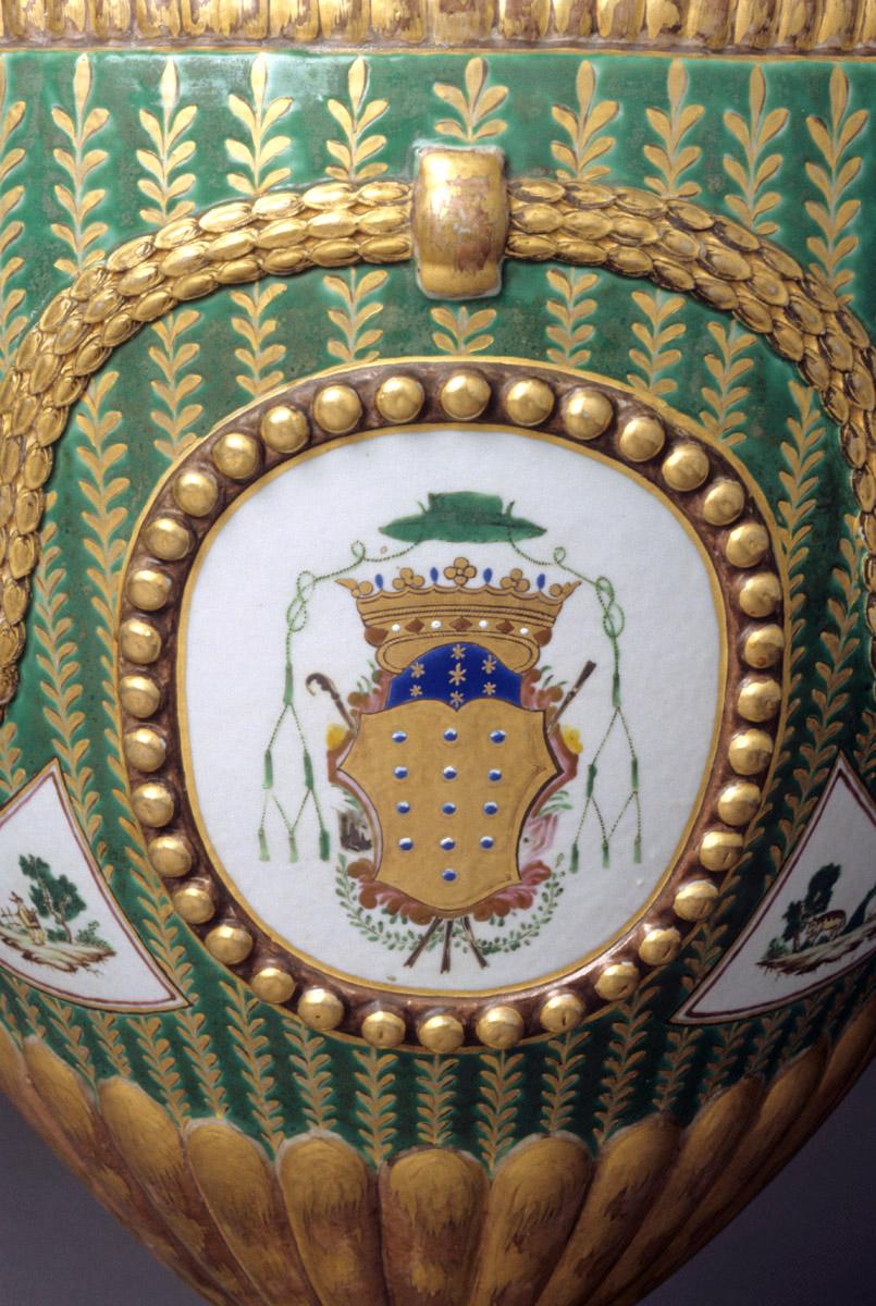 1970.0786.001, .002 Urns (detail)