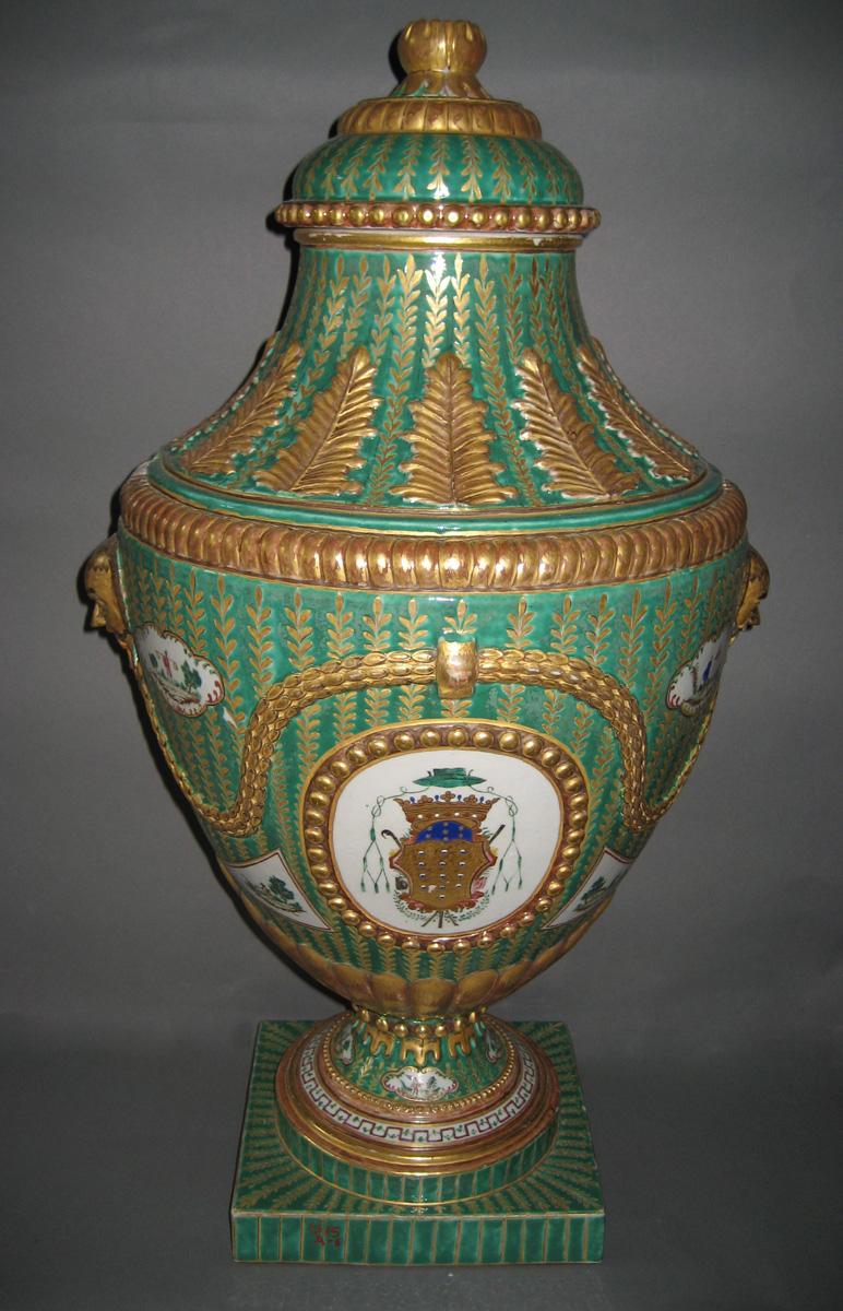 1970.0786.002 A, B Porcelain Urn