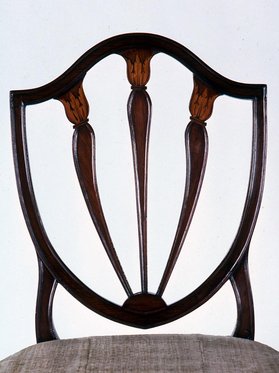 1957.0696.001 Chair, side chair (detail)