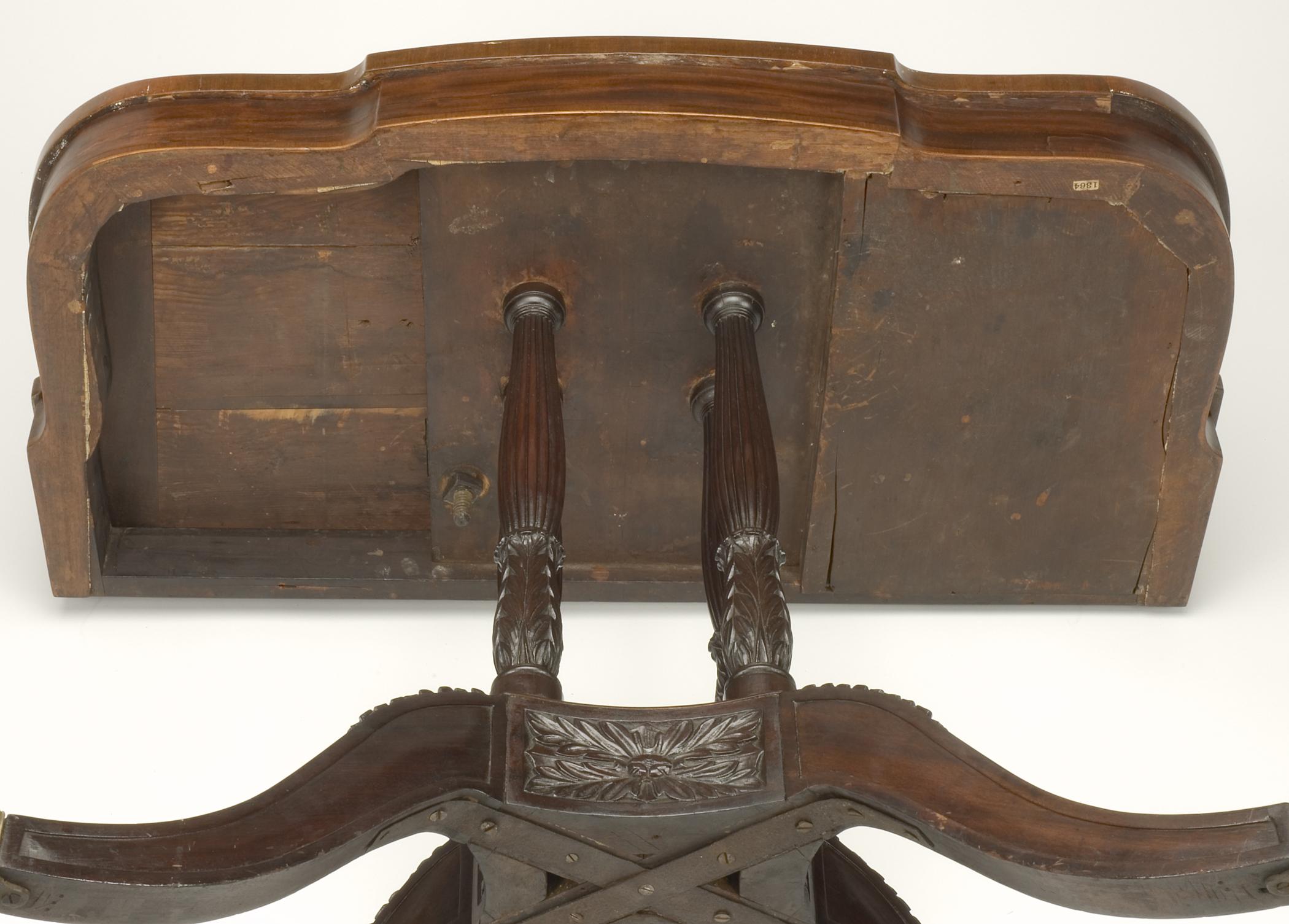 1957.0710 Table, detail 2
