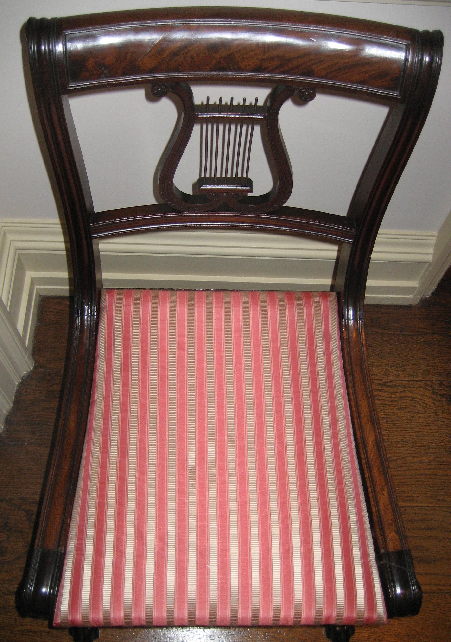 1957.0716.002 Side Chair and 1984.0676.002 slip seat view 2