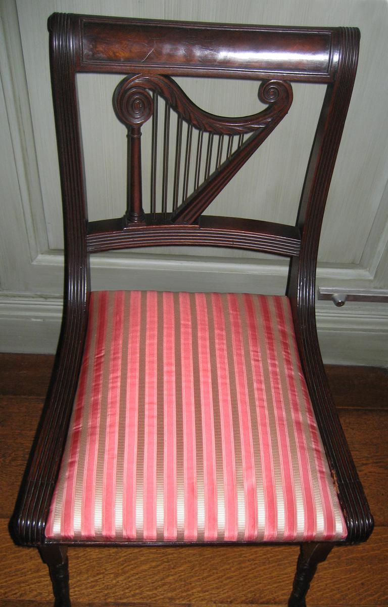 1957.0717.002 Side Chair and 1984.0676.004 slip seat view 2