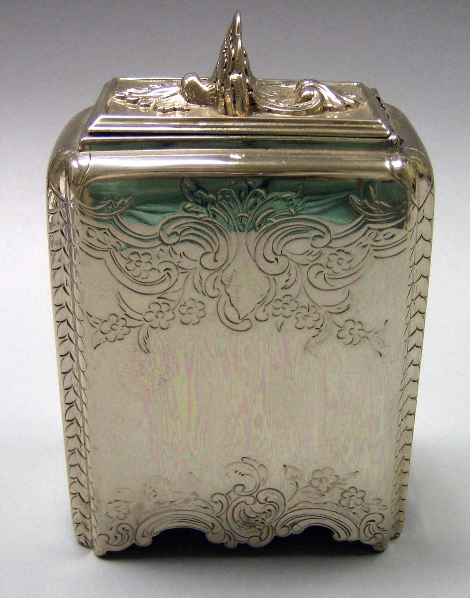 1970.1028 Silver Tea canister side 2