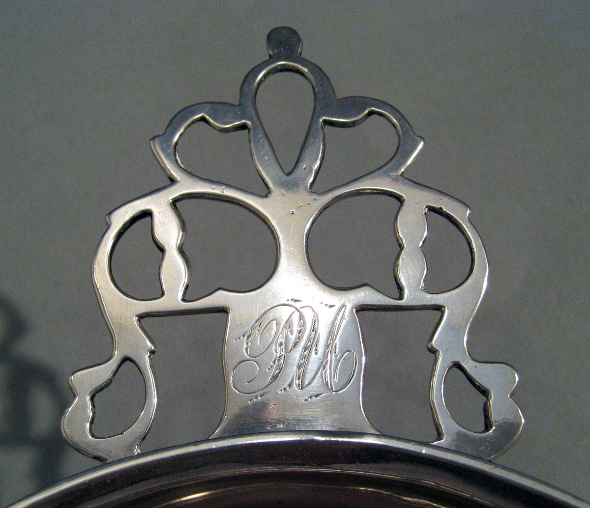 1970.1034 Silver Porringer engraving