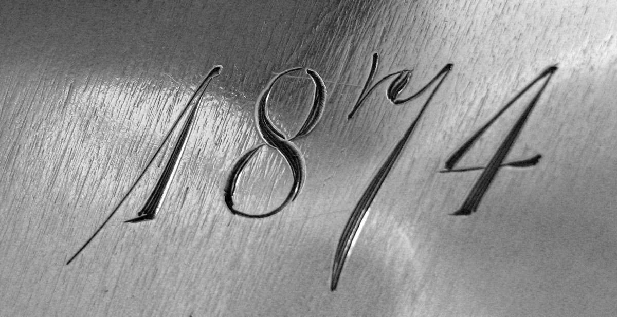 1970.1039.005 Pitcher, engraving 2
