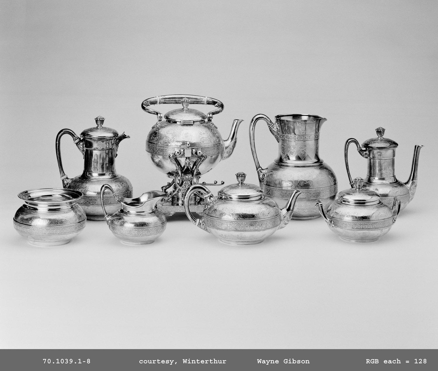 1970.1039.001-.008 Tea set